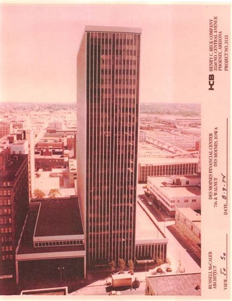 financial center changed des moines skyline historic status