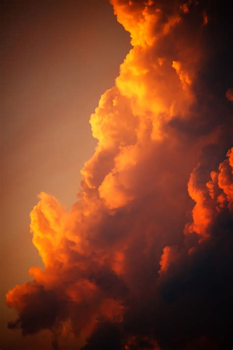 Orange Cloud Background at Craig Alston blog