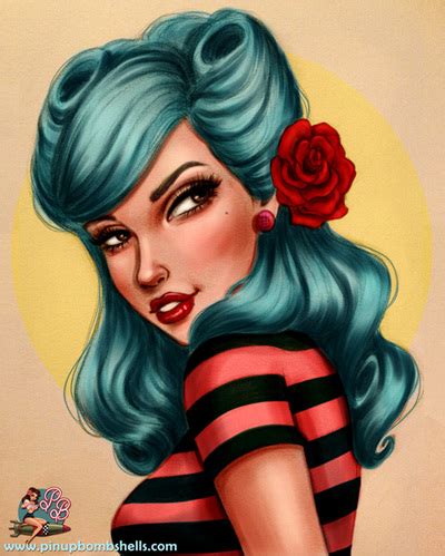 Rockabilly Pin Up Drawing at PaintingValley.com | Explore collection of ...