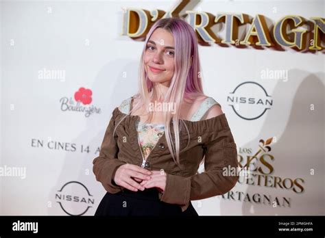 Elena de Lara attends to "Los Tres Mosqueteros: D' Artagnan" (Les trois ...