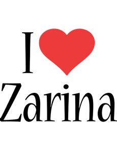 Zarina Logo | Name Logo Generator - Kiddo, I Love, Colors Style