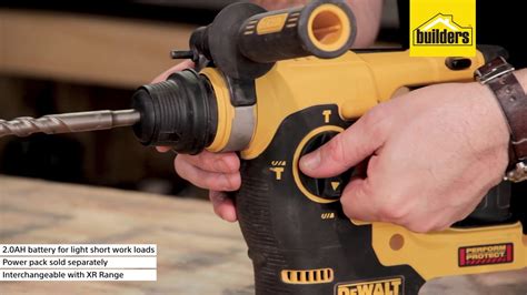 dewalt cordless rotary hammer drill review youtube