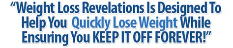 Weight Loss Revelations