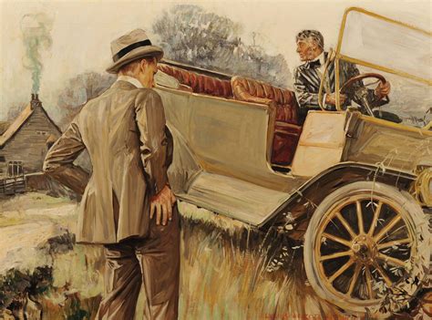 Lucius Wolcott Hitchcock - Touring Car in Reverse For Sale at 1stDibs