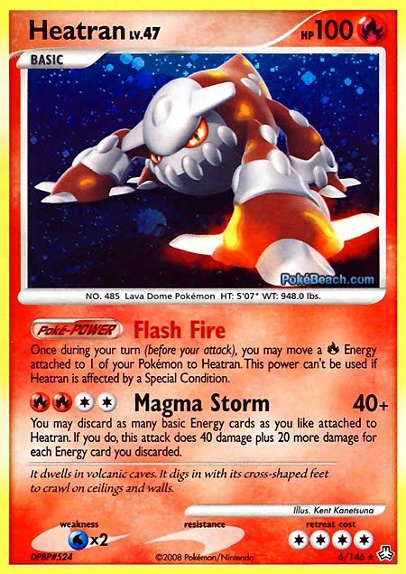 Pokemon Card of the Day: Heatran (Legends Awakened) | PrimetimePokemon ...