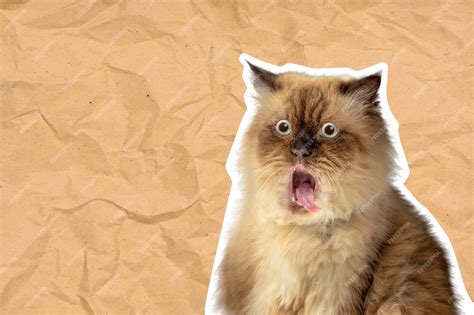 Premium Photo | Cat face meme