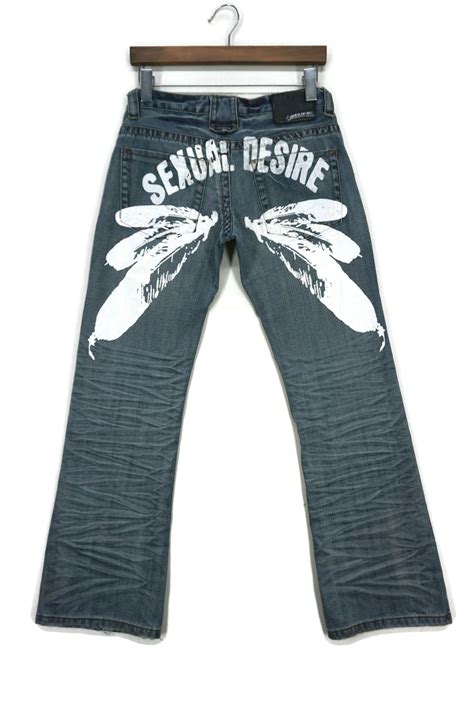 Japanese Brand × Rockers × Rodeo Sexual Desire Bootcut Flare Jeans