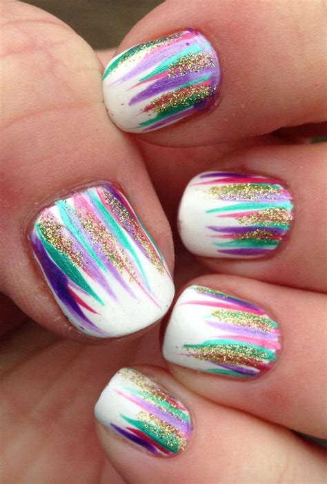 Easy Nail Art Designs For Short Nails Without Tools ~ Nails Winter Manicure Whimsical Stand ...