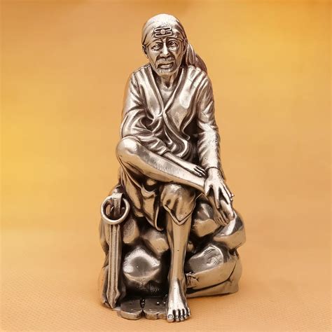 sai baba idol silver ranka jewellers pc private limited