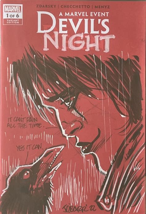 The Crow James O’Barr Sketch Cover ‘22, in Adam Richards's James O’Barr ...