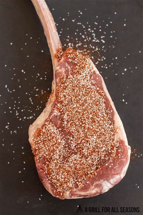 Best Tomahawk Smoked Steak Recipe : Reverse Seared Ribeye