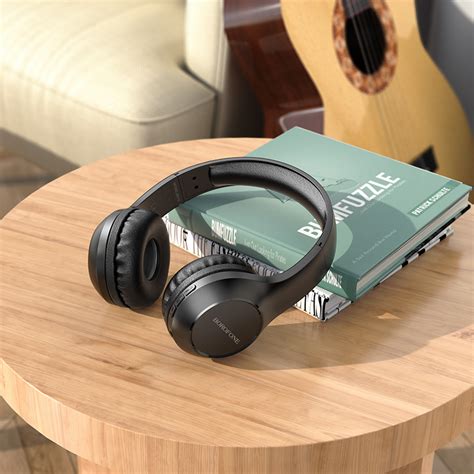 Casque bluetooth BOROFONE BO12 noir - Macleader