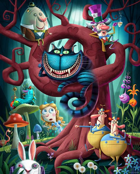 Alice in Wonderland / Through the Looking Glass :: Behance