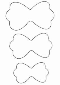 Modelo De Laço Para Imprimir - Molde Laço de Papel para Imprimir: 10 Modelos Fáceis e Gratuitos