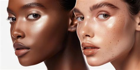 Premium Photo | Two women with different skin tones are standing next ...