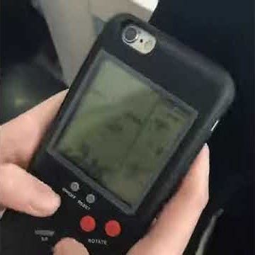 Чехол для IPhone с тетрисом - YouTube
