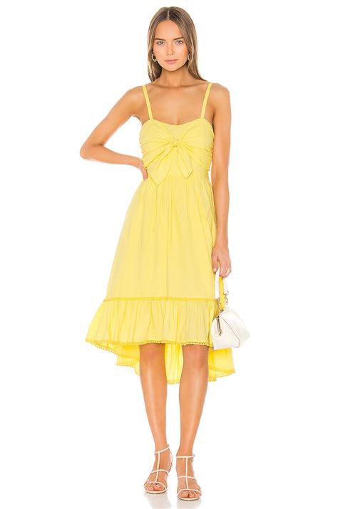 tularosa phyllis dress  yellow revolve