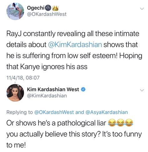 Kim Kardashian brands ex Ray J a ‘pathological liar’ after he released