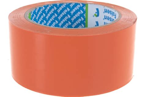 Cтроительная лента PVC Folsen оранжевая, 50мм x 33м 0253350 - выгодная ...