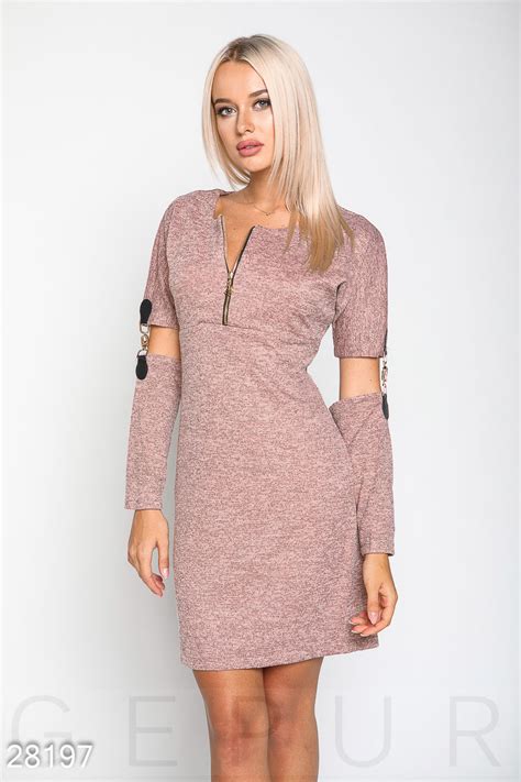 Платье с длинным рукавом (№ 28197) ♡ Gepur - women clothes store