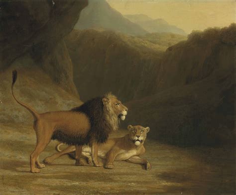 jacques laurent agasse geneva   london  lion   lioness