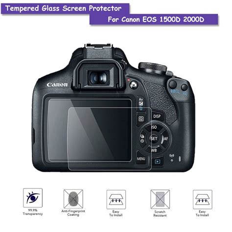 9H Tempered Glass LCD Screen Protector Real Glass Shield Film For Canon ...