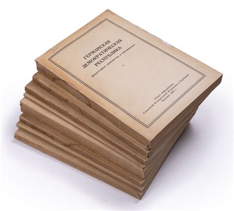 SOVIET OCCUPATION ZONE IN GERMANY Eight editions of the Soviet Control ...