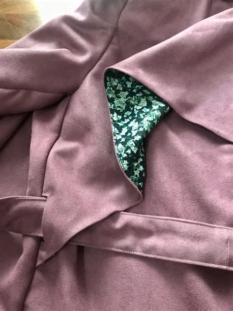 Sewing a faux suede Ulysses Trench coat with Fiona Parker