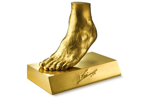 Lionel Messi’s Golden Foot - Arts & Collections