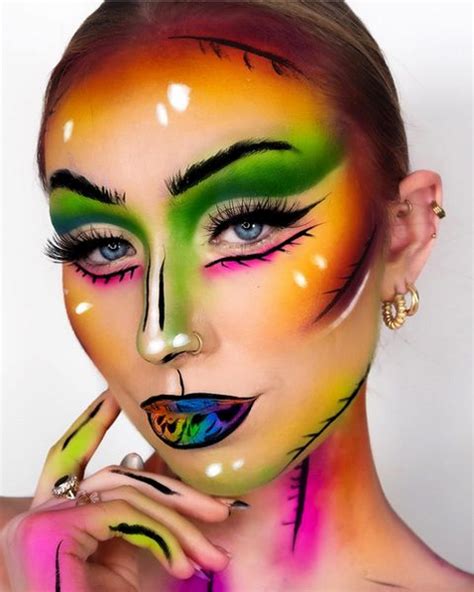 35 Pop Art Makeup Looks That Are Straight Out Of A Comic Book - The ...