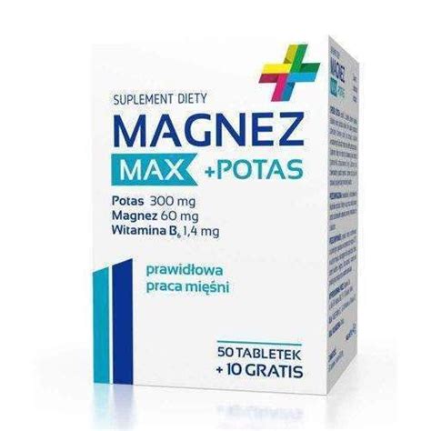 Potassium Magnesium Max + x + 50 tablets 10 tablets Free, potassium ...