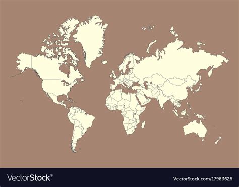 World Map Border