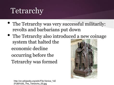 PPT - Diocletian, Tetrarchy, and Constantine I PowerPoint Presentation ...