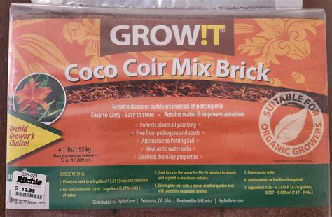 Is GROW!T Coco Coir Mix Brick safe for forest scorpion? : r/InvertPets