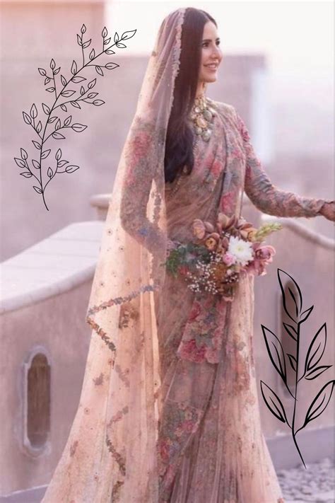Katrina Kaif | Glamourous wedding dress, Christian bridal saree ...