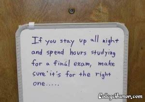 Funny Finals Studying Quotes. QuotesGram