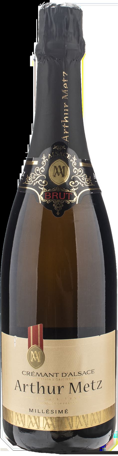 Arthur metz crémant d'alsace brut millésime 2021 - xtrawine.com