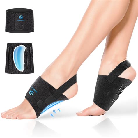 Healrecux Arch Support Braces for Plantar Fasciitis Relief, Adjustable