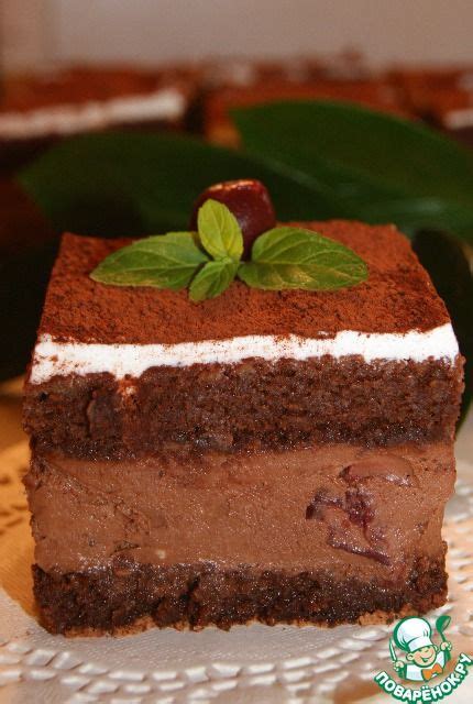 Пирожное "Черный лес" | Recipe | Russian desserts, Russian cakes, Desserts