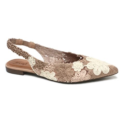 Slingback Rasteira