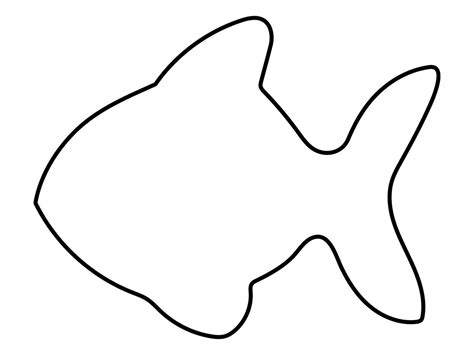 Fish Template (Free Printables) - The Best Ideas for Kids