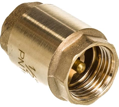 Обратный клапан 1/2" латунный сердечник MasterProf ИС.080371 - выгодная ...