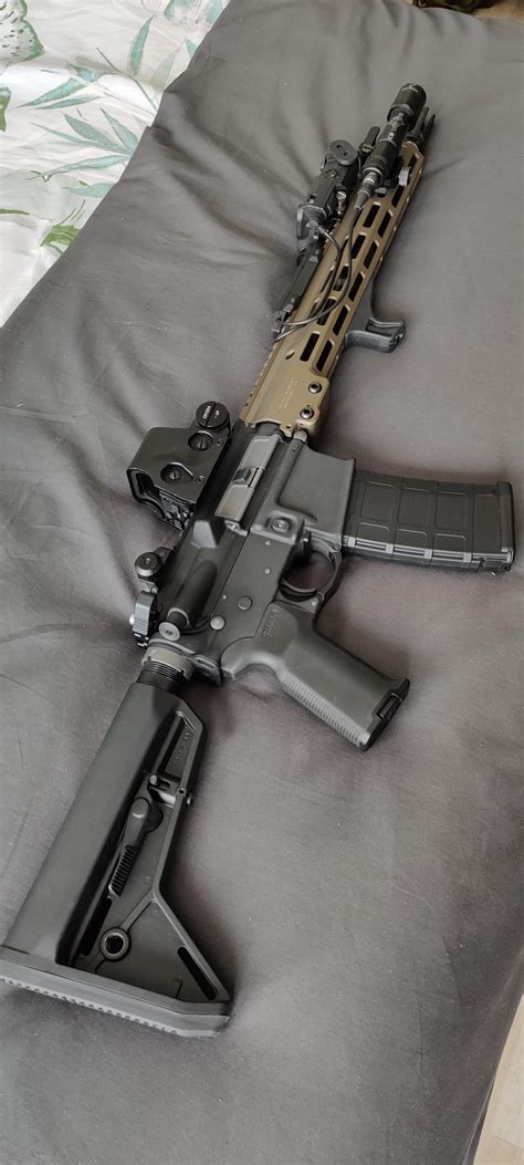 My WE M4A1 transformed into a Sopmod Block III/URGI : r/GasBlowBack
