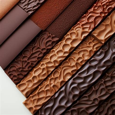 premium ai image  close    brown  brown chocolate