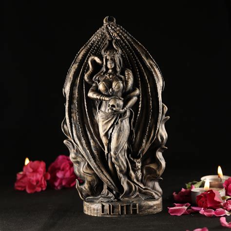 Lilith Goddess Statue Lilith Statue Inanna Witches Decor - Etsy UK