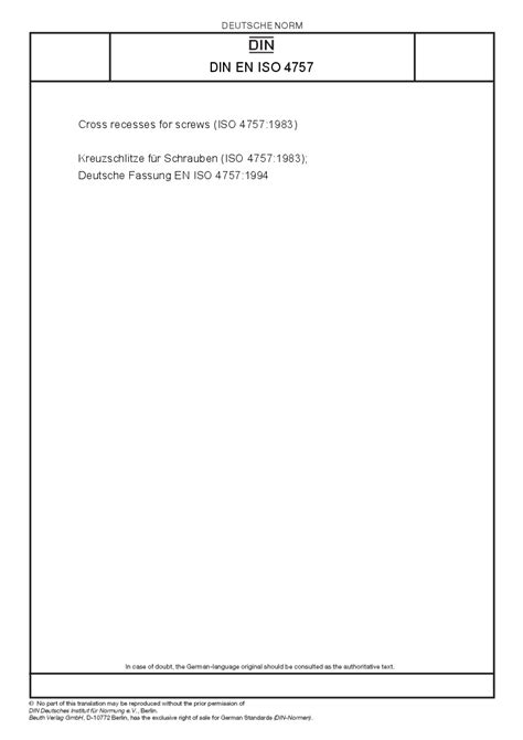DIN EN ISO 4757