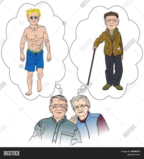 Old Man Thinking Vector & Photo (Free Trial) | Bigstock