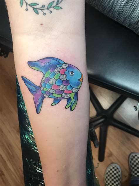 Rainbow Fish Tattoo | Rainbow tattoos, Girly tattoos, Creative tattoos