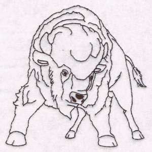 Buy Individual Embroidery Designs from the set Native American Buffalo ...