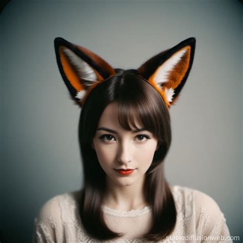 Fox Ears Human | Stable Diffusion Online